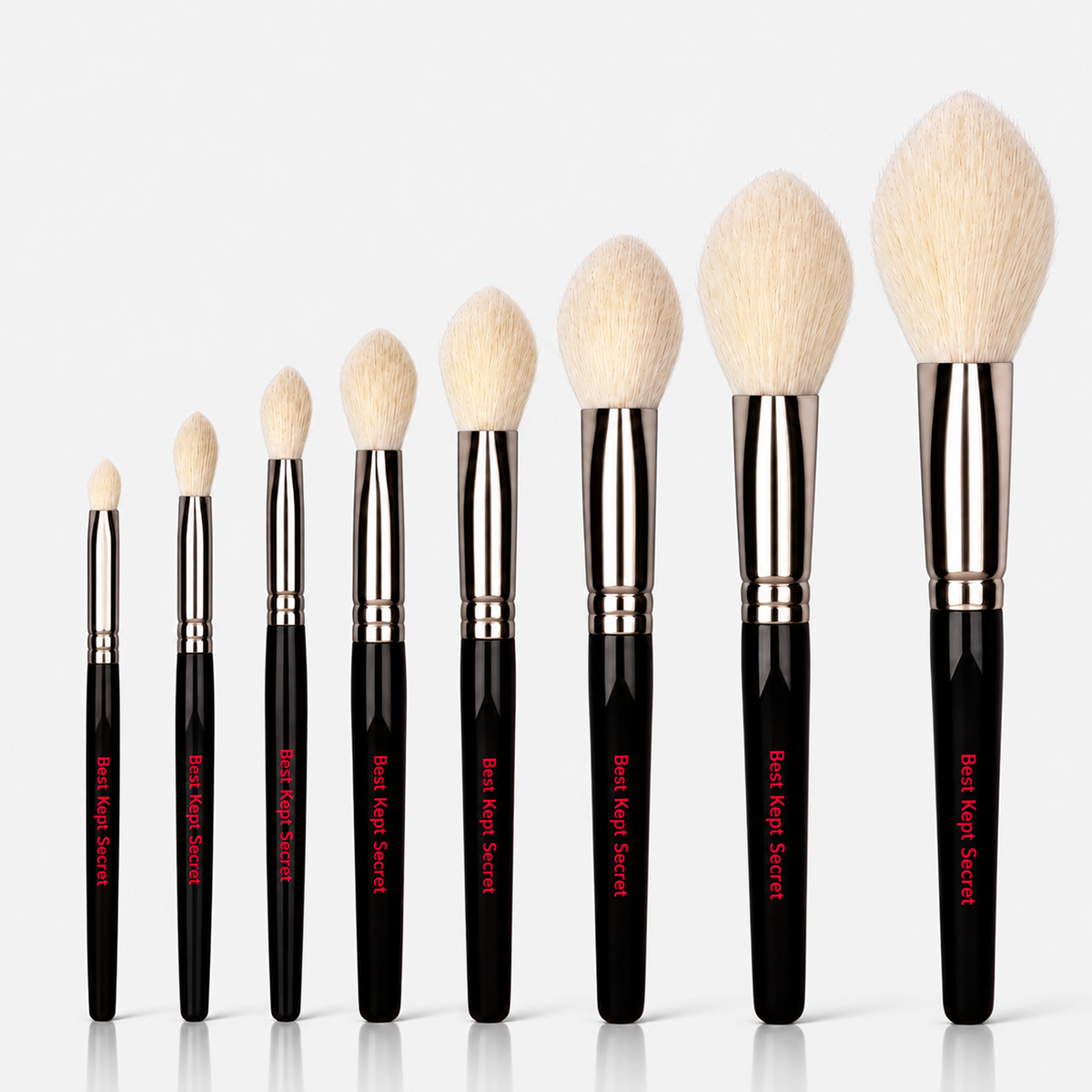 Best Kept Secret Cashmere Goat Hair Premium Makeup Brush Set