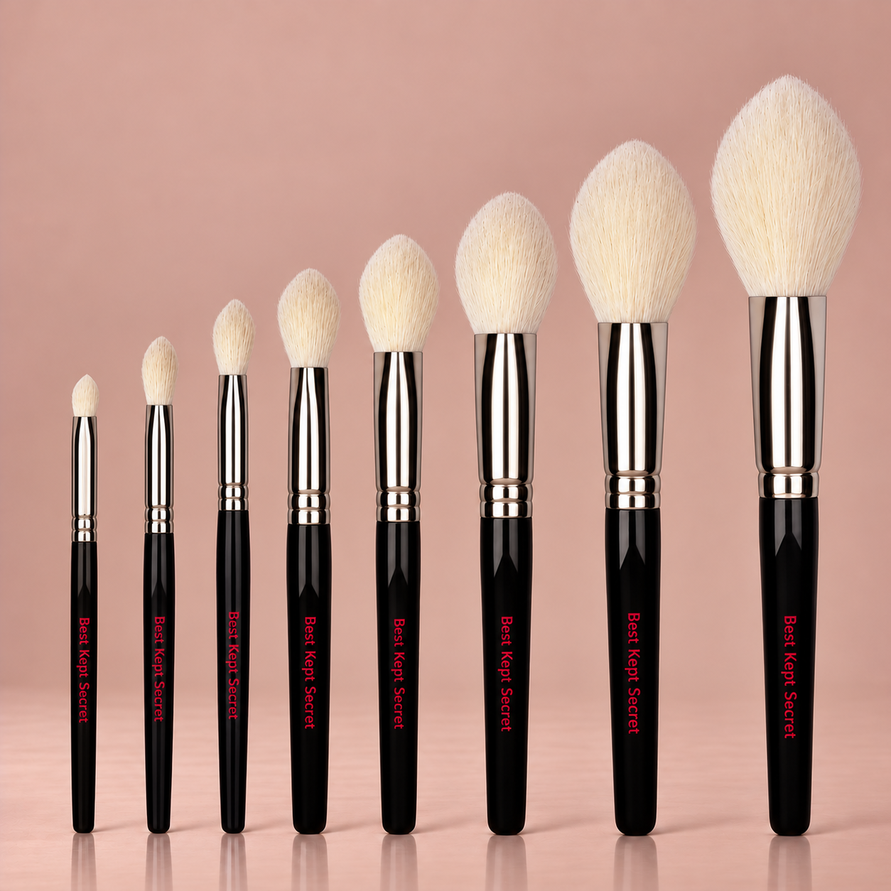 Best Kept secret Pro Goat Hair Makeup Brush Set