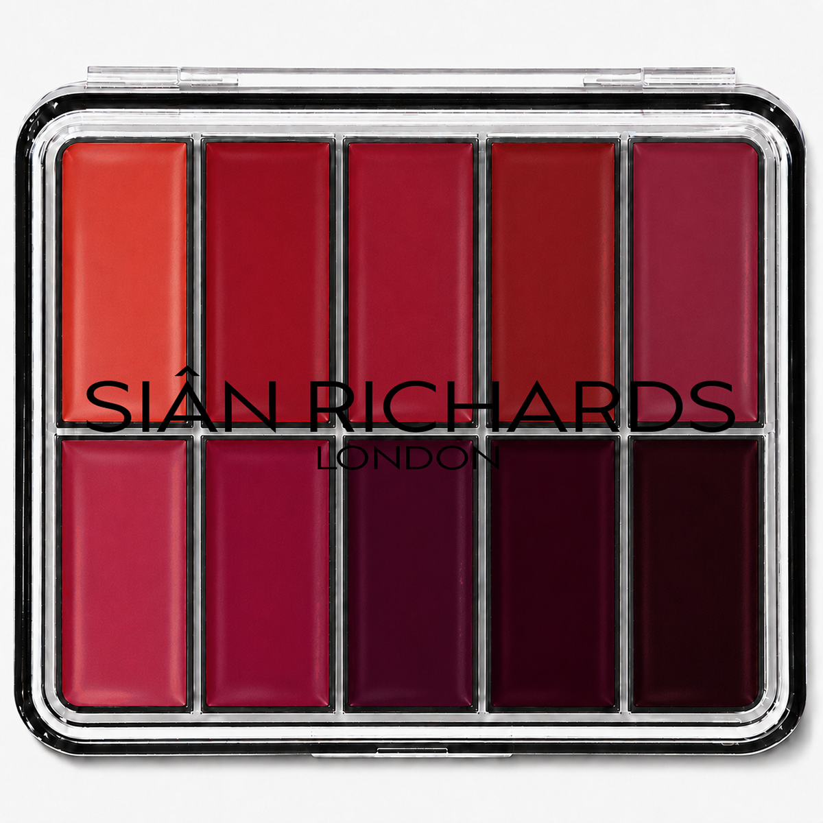 Vibrato Pro Lip Palette with Red Lipsticks